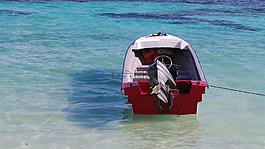 加勒比海,海洋,船