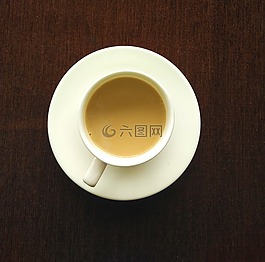 咖啡,喝,棕色