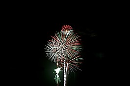 煙花,獨立,煙火