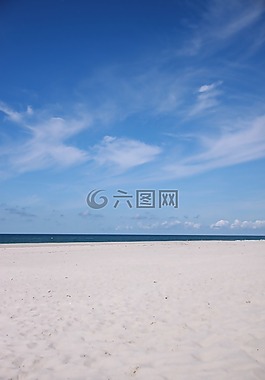 海灘,水,天空