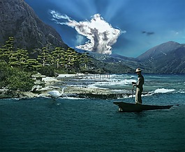 景區(qū),海洋,漁