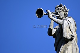 雕像,石,閃爍