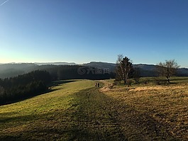 捷克共和國(guó),草,小山