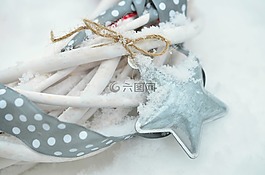 圣誕節(jié)裝飾,冬天,雪
