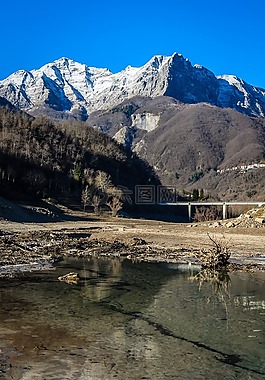 意大利,托斯卡纳,湖vagli