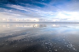 水,景觀,海