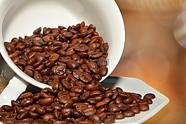 咖啡豆,烤,bean