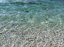 海,透明,鵝卵石