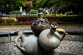 克魯格,噴泉,水射流