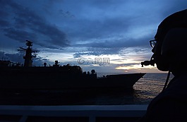 天空,云,海