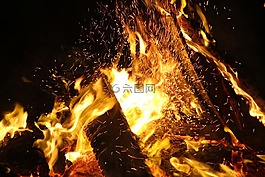 火焰,火,營(yíng)火