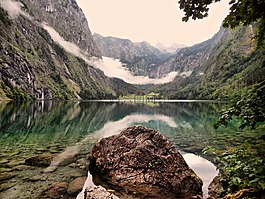 阿爾卑斯山,山,水