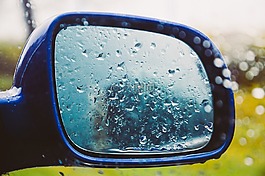鏡像,窗口,雨