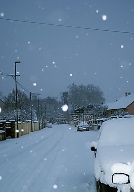 冬天,雪,雪花