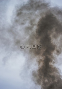 煙,黑,灰色