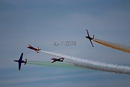 航展,形成,天空