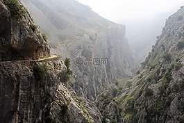 路徑,山,山地景觀