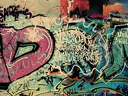 涂鴉,壁畫,墻