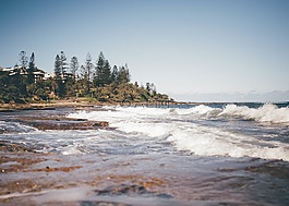 海洋,海,波