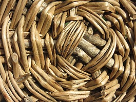 購物籃,編織,柳條