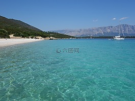 海灘,希臘,藍(lán)色