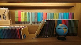 書(shū)店,色彩,地球儀