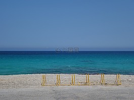 海,希臘,海灘