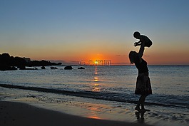 母亲,儿子,婴儿