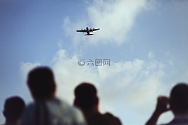 飛機,查看,天空