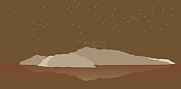 島,景觀,天空