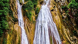 大瀑布,mussorie,自然