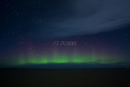北極光,天空,夜
