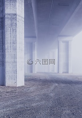橋,混凝土,支柱