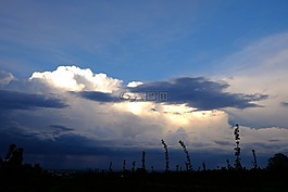 云,可以,天空