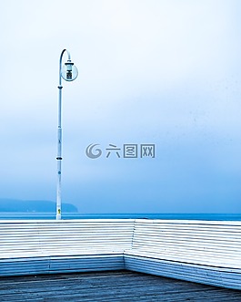 藍色,天空,海洋
