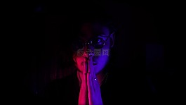 男子,臉,思維