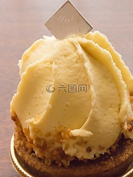 蛋糕,咖啡館,奶油