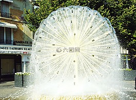 蘭斯,噴泉,噴氣式飛機