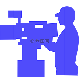 相機,男子,側(cè)影