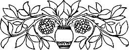 裝修,花,花瓶