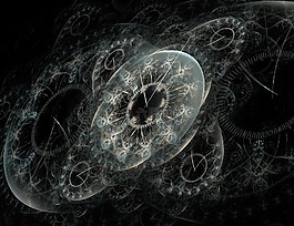 時間,時鐘,分形