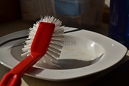 菜,清潔刷,家務