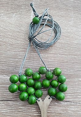 珠寶,綠色,串