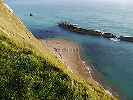 海岸線,海洋,景觀