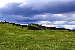 自然,全景,景觀