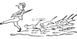 黑色白色,素描,愛(ài)德華李爾