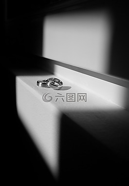 陰影,婚禮,結(jié)婚戒指