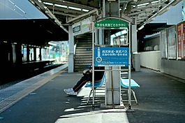 火車站,等待,旅行