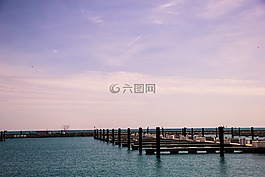 日落,天空,云