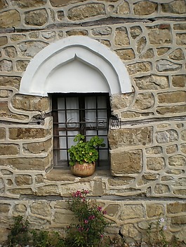 arbanassi,石頭墻,windows